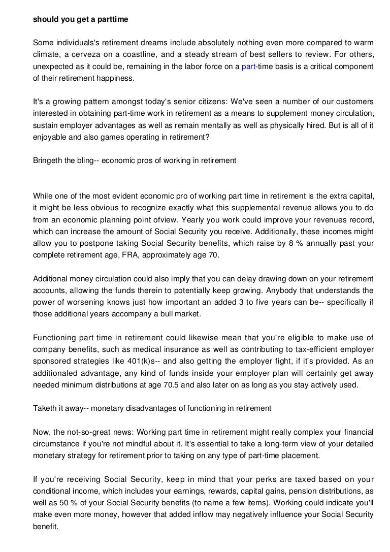 Part-time work. What is important to know Part-time work. What is important to know